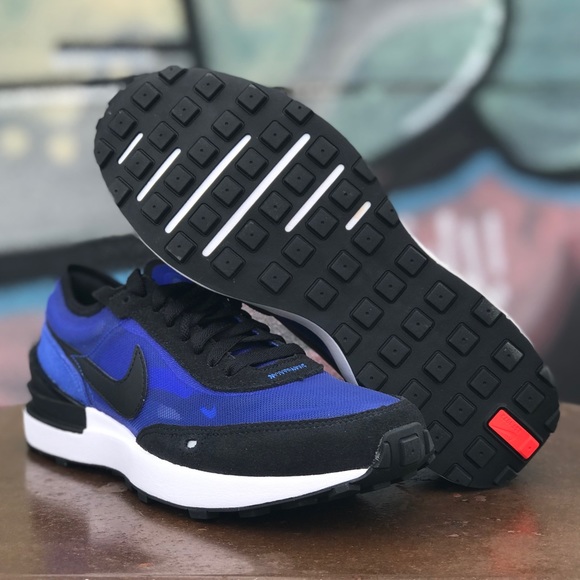 Nike Waffle One Classic Retro Mesh Suede Sneakers - Picture 5 of 11